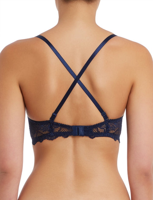 All Over (Diamond) Lace Soft Cup NAVY