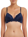 All Over (Diamond) Lace Soft Cup NAVY