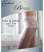 Couture Bridal Soft & Sheer Lace Top Tights