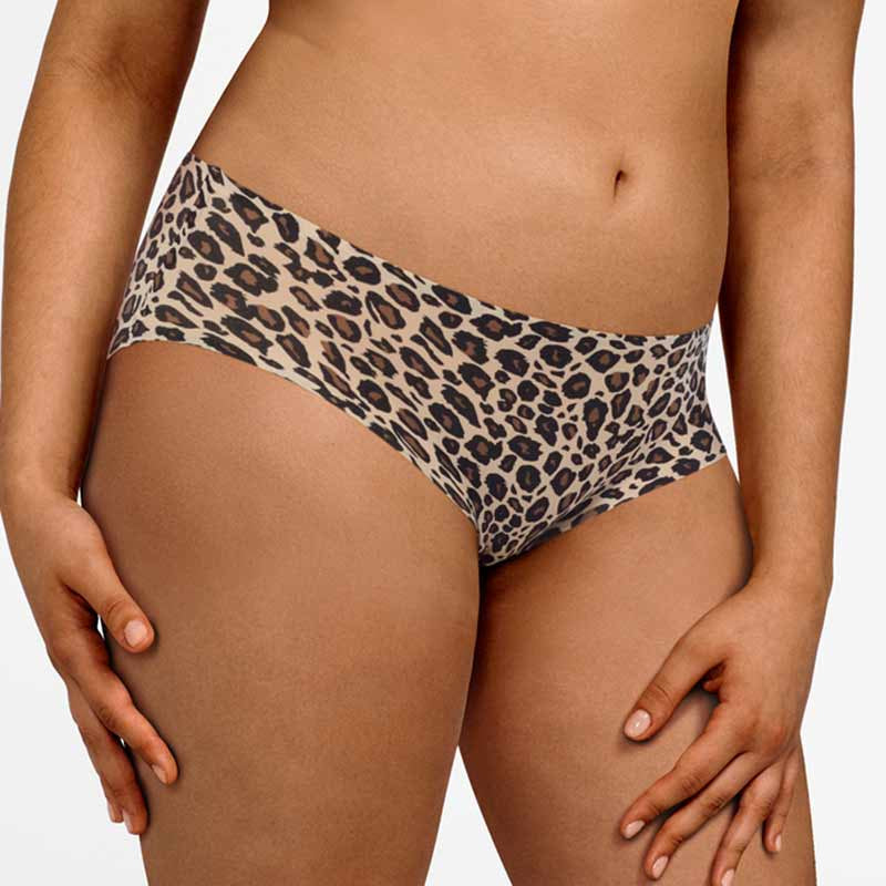 Chantelle SoftStretch Hipster Shortie LEOPARD NUDE