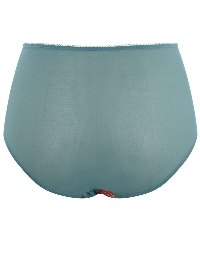 Chi Chi Brief TURQUOISE FLORAL