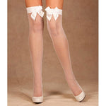 Fishnet Stockings with BOW